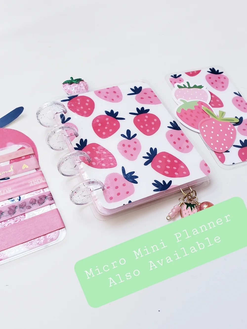 Strawberry Pink Girly Planner Happy Planner Classic Size Set